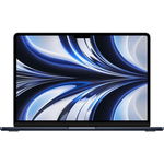 Apple Laptop MacBook Air 2022, 13.6 inch, Apple M2, 8Core CPU 8Core GPU, 8GB RAM, 256GB SSD, 67W, MacOS, Negru, Apple