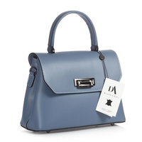 Geanta dama din piele naturala DiAmanti Cesara Azzuro Scuro