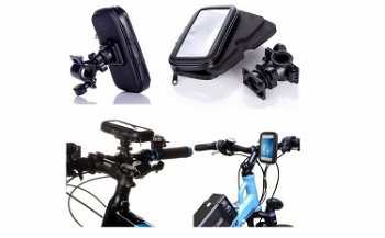 Suport telefon universal, marime L pentru bicicleta sau motocicleta, impermeabil C149