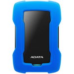 HDD extern ADATA, 2 TB, 2.5 inch, USB 3.1, senzor protectie socuri, Albastru