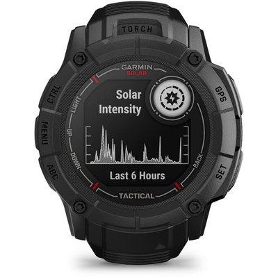 Smartwatch Garmin Instinct 2X Solar, 50mm, Tactical Edition, GPS, Android/iOS, Black