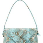 Genti Femei Vince Camuto Dovah Embossed Shoulder Bag Turq Gilded Snake