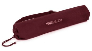 Husa Saltea Yoga Basic Bumbac Bordeaux - pentru saltele de 61 cm latime, ""