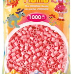 Set 1000 mărgele de călcat roz - Hama - Set creativ, Hama