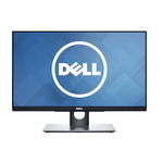 Monitor LED IPS Dell Professional 23.8", Full HD, VGA, HDMI, DisplayPort, Webcam, Boxe, Negru, P2418, DELL