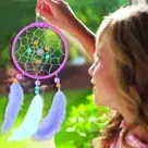 Mini set creativ - Dreamcatcher, LittleCraft, + 5 ani, 4M
