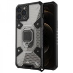 Husa telefon pentru iPhone 12 Pro Max, Honeycomb Armor, Techsuit, negru