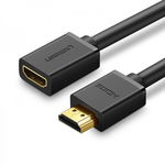 Cablu Adaptor Ugreen Hdmi ( female) - Hdmi ( Male) 4K, 10.2 Gbps 340 Mhz Audio, Lungime 0.5m - 811403