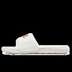 Nike, Papuci cu imprimeu logo Victori, Alb, Portocaliu mandarina, 11