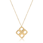 Lant cu pandantiv inima din aur roz si diamant de 0.005ct