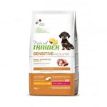 NATURAL TRAINER Sensitive No Gluten, XS-S, Rață, hrană uscată monoproteică câini junior, sistem digestiv, 2kg, NATURAL TRAINER