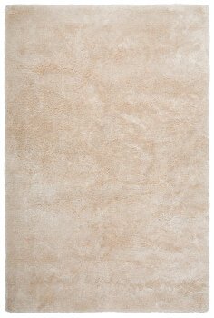 Covor Decorino Olympia, shaggy,unicolor, poliester, C04-250802, 80 x 150 cm, Crem
