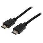 Cablu HDMI de Mare Viteza cu Functie Ethernet, Conector HDMI Ethernet - Conector HDMI 3 M, Negru