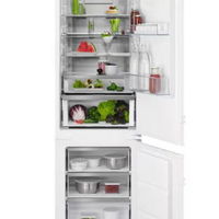 Combina frigorifica incorporabila AEG SCE818E8MS, NoFrost, 248 L, Control electronic, Clasa E, H 178 cm (Alb), AEG