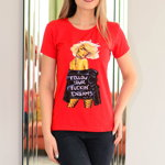 Tricou Follow Your Dreams Red, 