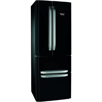 Hotpoint Side by Side E4D B C1, 452 L, Clasa F, No Frost, Control electronic, 196 cm, Negru