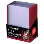 UP - Toploader - 3 x 4 inch Red Border (25 bucati), Ultra PRO