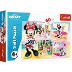 Puzzle Trefl - Disney Mickey and Friends, Minunata Minnie, 60 piese