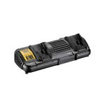 Incarcator dublu pentru acumulatori DeWALT DCB132 XR compatibilitate multipla, incarca toate bateriile DeWALT de 10,8V, 12V, 14,4V și 18V XR Li-Ion, sistem de incarcare în 2 etape, indicator LED