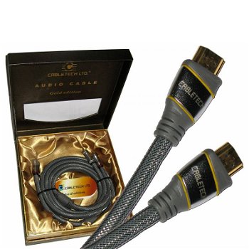 Cablu HDMI - HDMI Cabletech Gold Edition, lungime 1.8 m