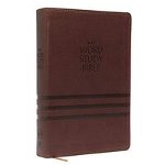 KJV, Word Study Bible, Leathersoft, Brown, Red Letter: 1,700 Key Words that Unlock the Meaning of the Bible