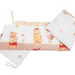 Aparatoare Laterala MyKids Teddy Gradina Maro 120x60