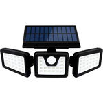 Lampa solara de exterior cu 3 capete, LED, incarcare solara, 