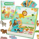 Puzzle magnetic cu animale 47 piese, IMK