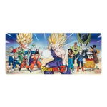 Mousepad profesional pentru gaming si birou Dragon Ball Cell Saga, model XL, antiderapant, impermeabil, 80x35 cm, Dragon Ball