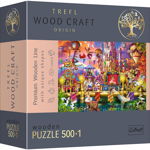 Puzzle trefl din lemn 500+1 piese lumea magica, Trefl