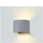 Lampa LED Perete Grey Body Rotund 6W Alb Neutru, Optonica