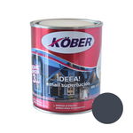 Vopsea email Kober Ideea pentru lemn/metal/sticla, interior/exterior, gri antracit, 0,75 l, Kober