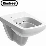 Vas WC suspendat Kolo Nova Pro Rimfree, fara rama, ceramica, Alb M33123000, Koło