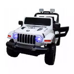 Masinuta electrica cu telecomanda cu baterii si functie de balansare Jeep X10 TS-159 R-Sport - Alb, R-Sport