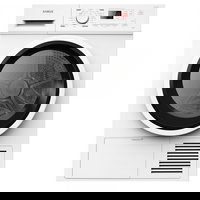 Uscator de rufe Samus SGDC-810, 8 Kg, Clasa energetica B, Tip uscare Condensare, Afisaj electronic, 16 programe, Programe Camasi/ Lenjerie de pat/ Blugi/ Sport/Reimprospatare, Pornire intarziata, Memorare program favorit, Alb