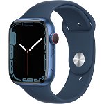 Apple Watch Series 7 45mm, MKJT3WB/A, Cellular, Sport Band, abyss blue