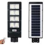 Lampa stradala proiector LED cu panou fotovoltaic + telecomanda si senzor, 120W/200W/300W, Tenq.ro