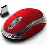 Mouse Extreme Harrier XM105R, 2,4 GHz, 1000 DPI, Optic, USB, Rosu, Extreme