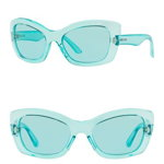 Ochelari Femei Prada 56mm Cat Eye Sunglasses AZURE