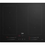 incorporabila HII64720UF2T, Inductie, 4 zone de gatit, IndyFlex, Booster, Hob2Hood, Quick&Easy Clean, Touch control, 9 trepte, Stop & Go, 60 cm, Negru, BEKO