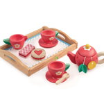 Set pentru servit ceai din lemn premium, Tender Leaf Toys, 12 piese, Tender Leaf Toys