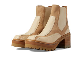 Incaltaminte Femei See by Chloe Dayna Ankle Bootie Beige, See by Chloe