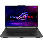Laptop ASUS Gaming 16'' ROG Strix SCAR 16 G634JYR, QHD+ Mini LED 240Hz G-Sync, Procesor Intel® Core™ i9 14900HX (36M Cache, up to 5.80 GHz), 64GB DDR5, 2TB SSD, GeForce RTX 4090 16GB, Win 11 Pro, Off Black, ASUS