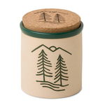 Lumanare parfumata - Cypress & Fir - Dark Green Dune with Tree Artwork, 226g 