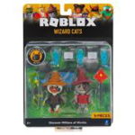 Pachet cu 2 figurine, Mage Cat Mayhem, Roblox Celebrity, 