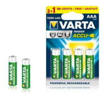 Acumulatori VARTA BLISTER, AAA, 1000mAh, 3+1 gratis, Varta