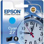 CYAN NR.27 C13T27024012 3,6ML ORIGINAL EPSON WORKFORCE WF-7610DWF, Epson