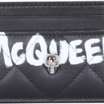 Alexander McQueen Card Holder With Skull BLACK