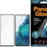 Sticlă securizată PanzerGlass pentru carcasa Samsung Galaxy S20 FE CF, neagră (7243), PanzerGlass