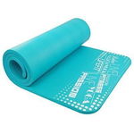 Covoras yoga Exclusive, DHS, 100x58x1cm, turcoaz, spuma cu memorie, suprafata anti-alunecare, rezistent la umezeala, DHS